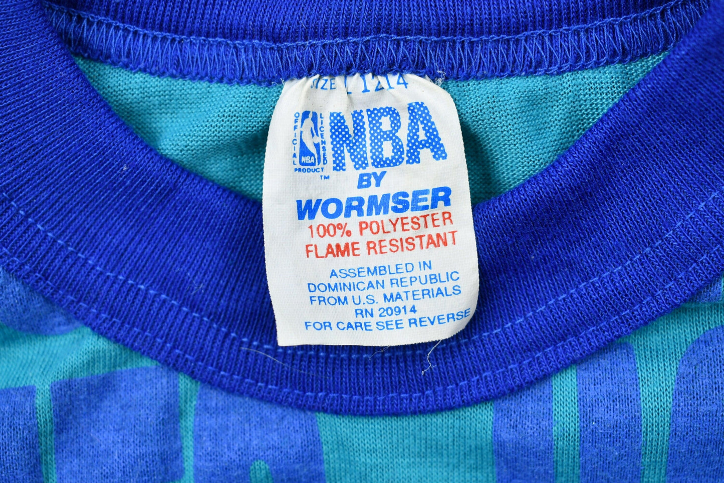 Proper Vintage Clothing > Gender Neutral Adult Clothing > Tops & Tees > T Shirts Vintage 1990s Charlotte Hornets Kid's Long Sleeve Graphic T-Shirt Youth L / NBA / 90s Streetwear / Athleisure / Sportswear