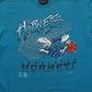 Proper Vintage Clothing > Gender Neutral Adult Clothing > Tops & Tees > T Shirts Vintage 1990s Charlotte Hornets NBA Graphic T Shirt / Sportswear / Streetwear Fashion / Retro Style / NBA / Basketball / Made In USA