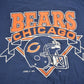 Proper Vintage Clothing > Gender Neutral Adult Clothing > Tops & Tees > T Shirts Vintage 1990s Chicago Bears NFL Graphic Logo 7 T-Shirt / Made In USA / Single Stitch / NFL / 90s Streetwear / Sportswear