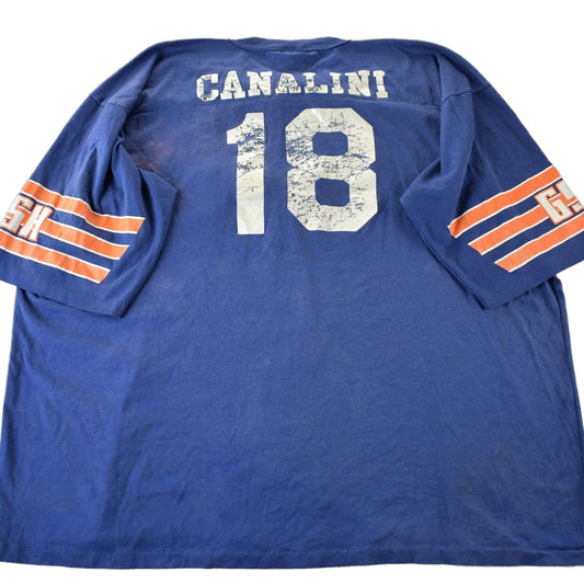 Proper Vintage Clothing > Gender Neutral Adult Clothing > Tops & Tees > T Shirts Vintage 1990s Chicago Bears NFL Graphic T-Shirt/ Made In USA / Single Stitch / NFL / 90s Streetwear / Sportswear / Mens 3XL