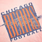 Proper Vintage Clothing > Gender Neutral Adult Clothing > Tops & Tees > T Shirts Vintage 1990s Chicago Bears NFL Graphic T-Shirt / Made In USA / Single Stitch / NFL / 90s Streetwear / Sportswear / Nutmeg Shirt / 90s Bears