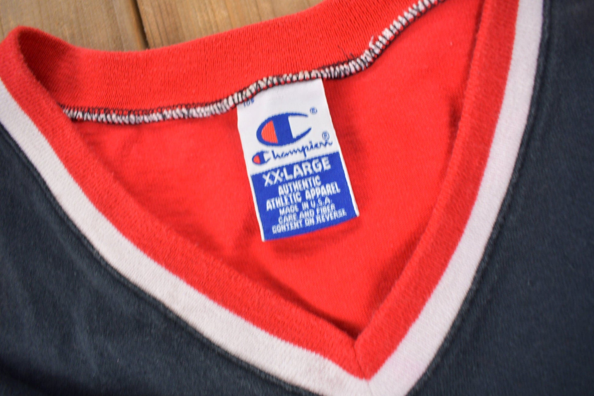 Proper Vintage Clothing > Gender Neutral Adult Clothing > Tops & Tees > T Shirts Vintage 1990s Chicago Bulls NBA Champion Shooting Shirt NBA Sportswear / Vintage Champion / Chicago Bulls Jersey