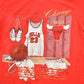 Proper Vintage Clothing > Gender Neutral Adult Clothing > Tops & Tees > T Shirts Vintage 1990s Chicago Bulls NBA Embroidered T-Shirt / Made In USA / Single Stitch / NBA Basketball / 90s Streetwear / Sportswear