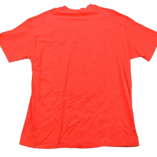 Proper Vintage Clothing > Gender Neutral Adult Clothing > Tops & Tees > T Shirts Vintage 1990s Chicago Bulls NBA Graphic T-Shirt / Made In USA / Vintage Bulls Tee / NBA Basketball / Single Stitch / Sportswear