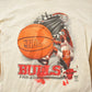 Proper Vintage Clothing > Gender Neutral Adult Clothing > Tops & Tees > T Shirts Vintage 1990s Chicago Bulls NBA Graphic T-Shirt / Vintage Sports / NBA Basketball / 90s Streetwear / Sportswear