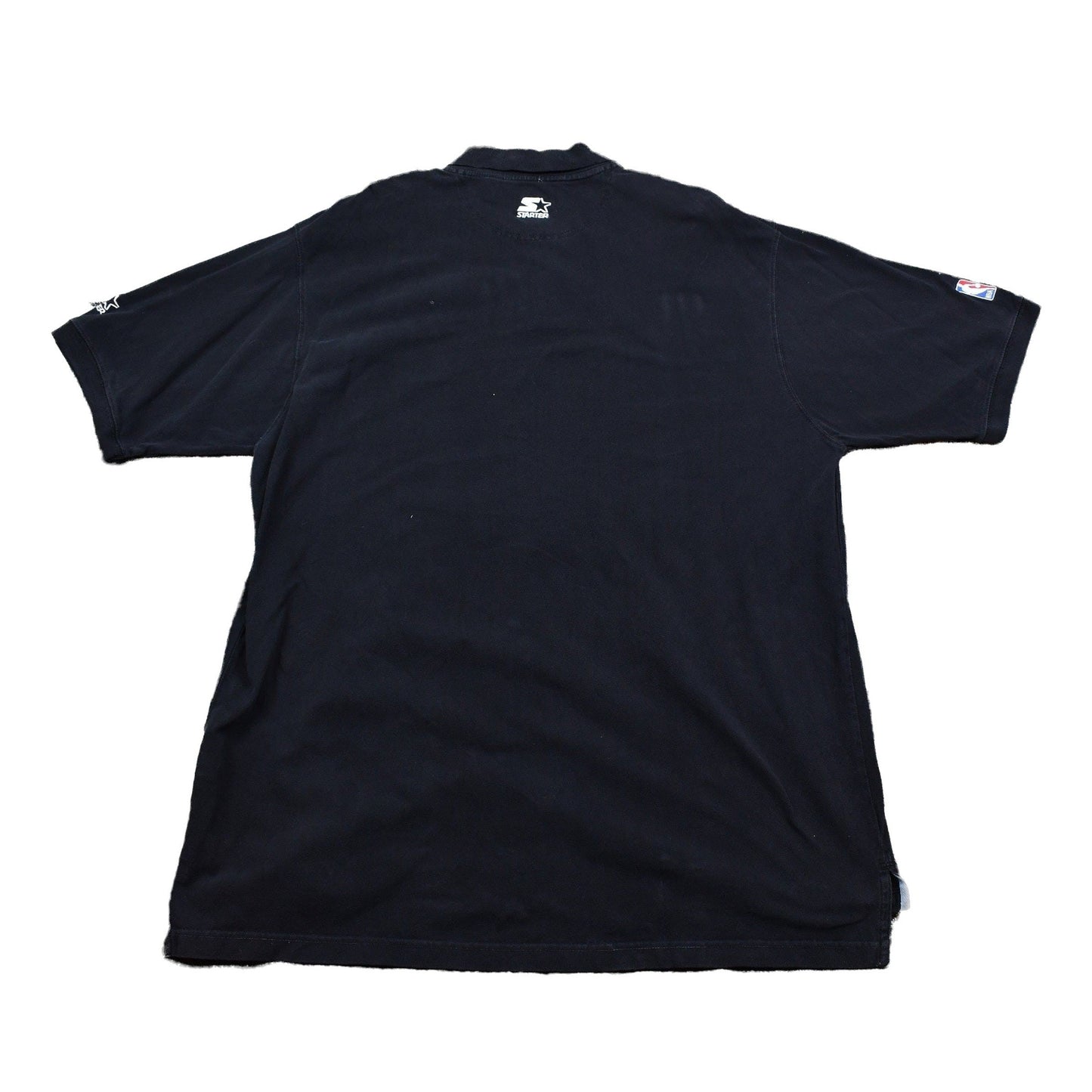 Proper Vintage Clothing > Gender Neutral Adult Clothing > Tops & Tees > T Shirts Vintage 1990s Chicago Bulls NBA Polo T-Shirt / NBA Basketball / 80s / 90s / Embroidered / Streetwear / Retro Style / Bulls Tee