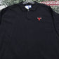 Proper Vintage Clothing > Gender Neutral Adult Clothing > Tops & Tees > T Shirts Vintage 1990s Chicago Bulls NBA Polo T-Shirt / NBA Basketball / 80s / 90s / Embroidered / Streetwear / Retro Style / Bulls Tee