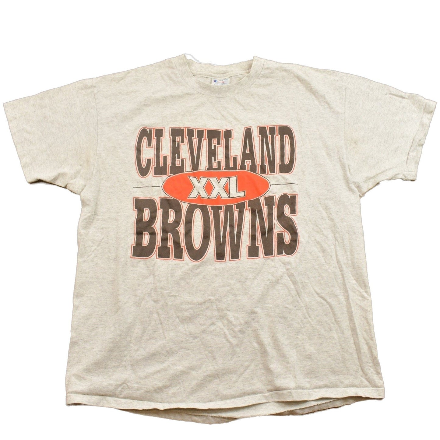 Proper Vintage Clothing > Gender Neutral Adult Clothing > Tops & Tees > T Shirts Vintage 1990s Cleveland Browns Champion NFL Graphic T-Shirt/ Made In USA / NFL / 90s Streetwear / Sportswear