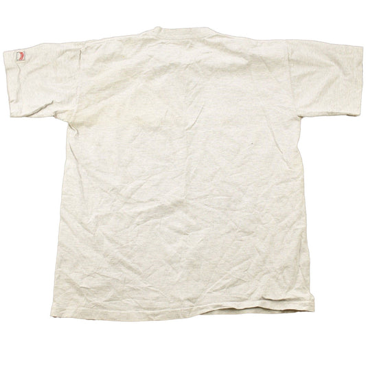 Proper Vintage Clothing > Gender Neutral Adult Clothing > Tops & Tees > T Shirts Vintage 1990s Cleveland Browns NFL Embroidered Nutmeg T-Shirt / Made In USA / Single Stitch / NFL / 90s Streetwear / Sportswear