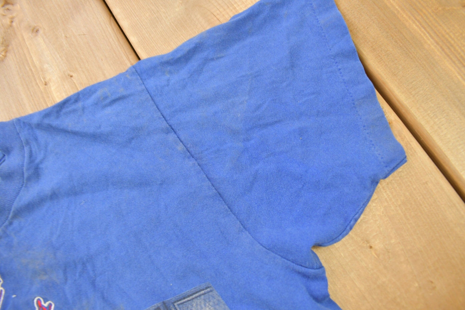 Proper Vintage Clothing > Gender Neutral Adult Clothing > Tops & Tees > T Shirts Vintage 1990s Detroit Pistons NBA Embroidered Graphic T-Shirt / Made In USA / Single Stitch / NBA Basketball / Nutmeg Sportswear