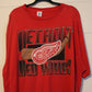 Proper Vintage Clothing > Gender Neutral Adult Clothing > Tops & Tees > T Shirts Vintage 1990s Detroit Red Wings NHL Logo 7 T Shirt / Vintage Graphic T-Shirt / 80s / 90s / Made In USA / Hockey T Shirt