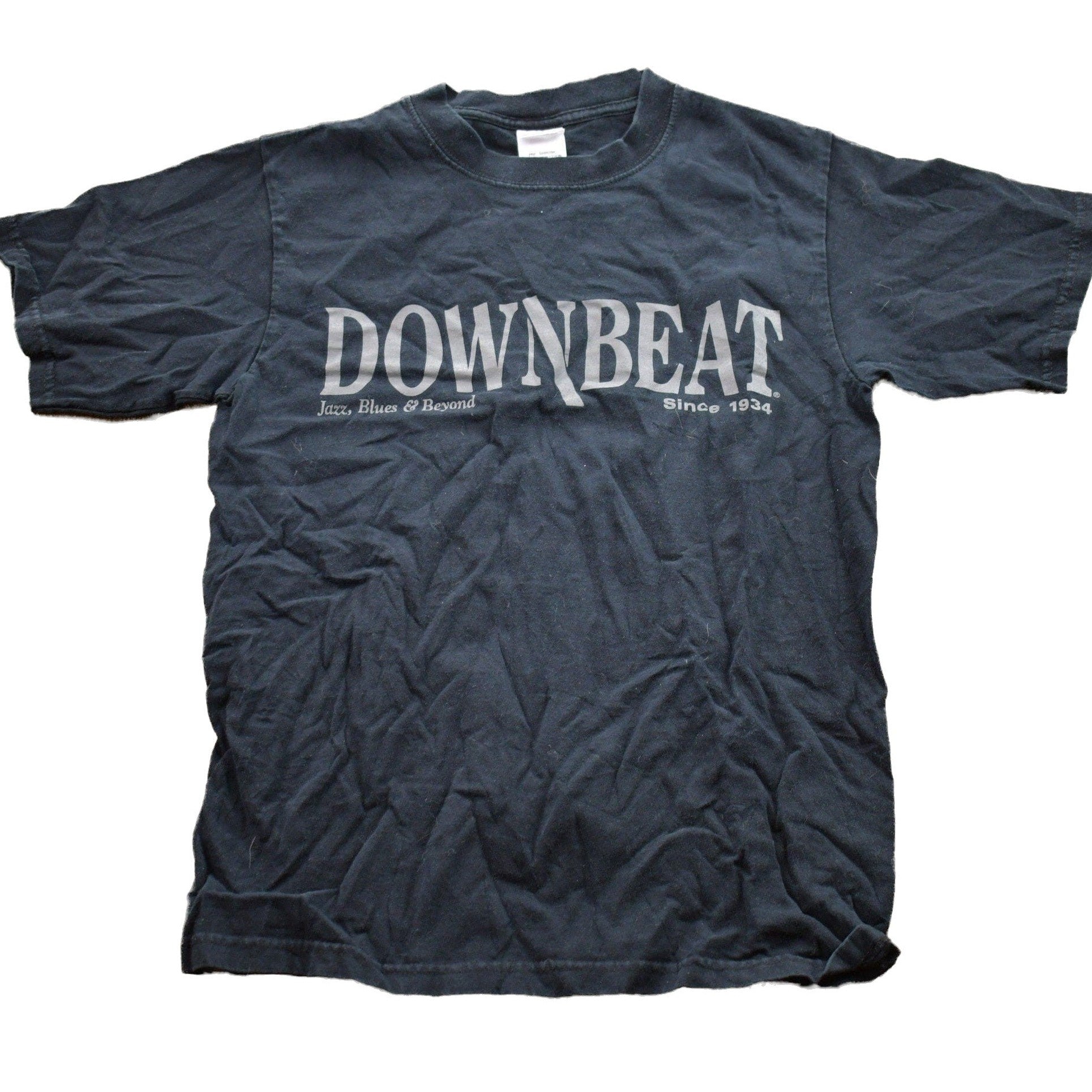 Proper Vintage Clothing > Gender Neutral Adult Clothing > Tops & Tees > T Shirts Vintage 1990s Downbeat Cannonball Adderly Graphic T-Shirt / Graphic / 80s / 90s / Streetwear / Retro Style / Jazz & Blues / Made In USA
