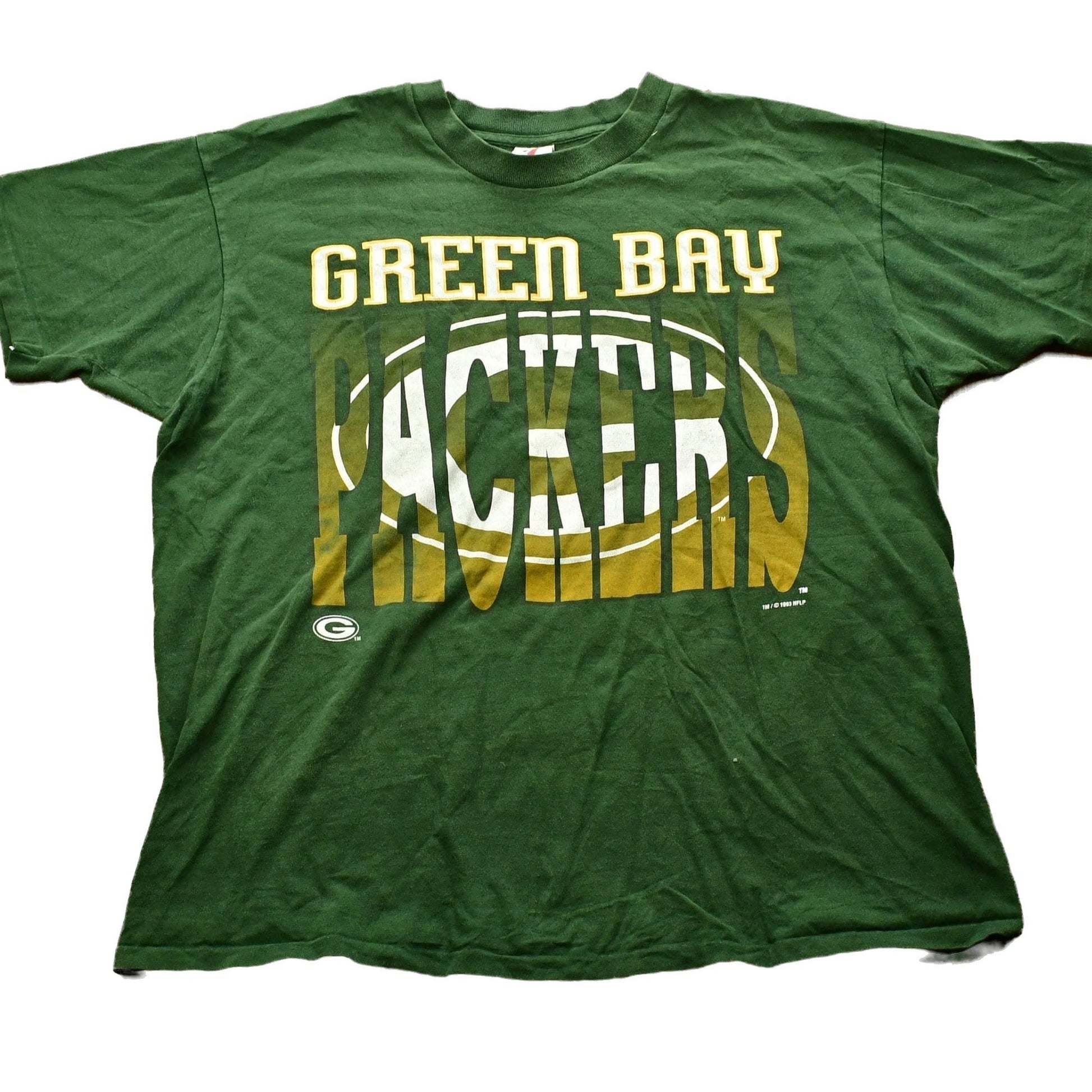 Proper Vintage Clothing > Gender Neutral Adult Clothing > Tops & Tees > T Shirts Vintage 1990s Greenbay Packers T-Shirt , Single Stitch , NFL , 90s Streetwear , Athleisure , Sportswear