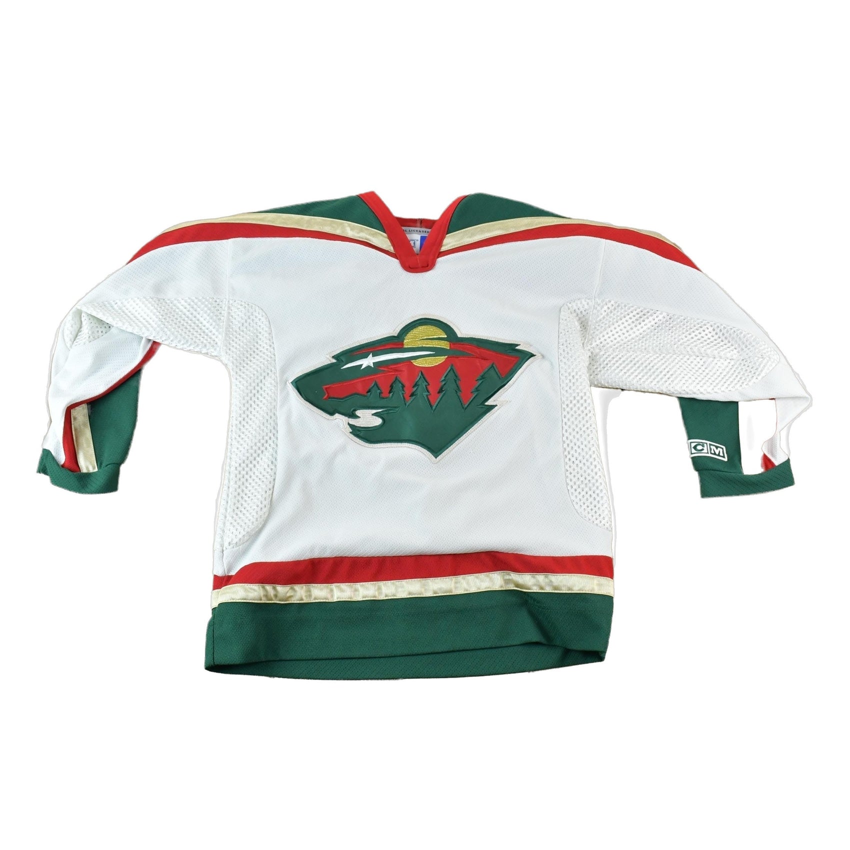 Proper Vintage Clothing > Gender Neutral Adult Clothing > Tops & Tees > T Shirts Vintage 1990s Minnesota Wild NHL Graphic Youth Jersey / Made In USA / Single Stitch / NHL Hockey / 90s Streetwear / Sportswear