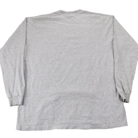 Proper Vintage Clothing > Gender Neutral Adult Clothing > Tops & Tees > T Shirts Vintage 1990s NBA Logo Graphic Long Sleeve T-Shirt Made In USA / NBA Basketball / 90s Streetwear / Sportswear