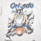 Proper Vintage Clothing > Gender Neutral Adult Clothing > Tops & Tees > T Shirts Vintage 1990s Orlando Magic Graphic T-Shirt / 90s Nutmeg T-Shirt / Streetwear / Retro Style / Single Stitch / Made In USA / NBA Graphic Tee