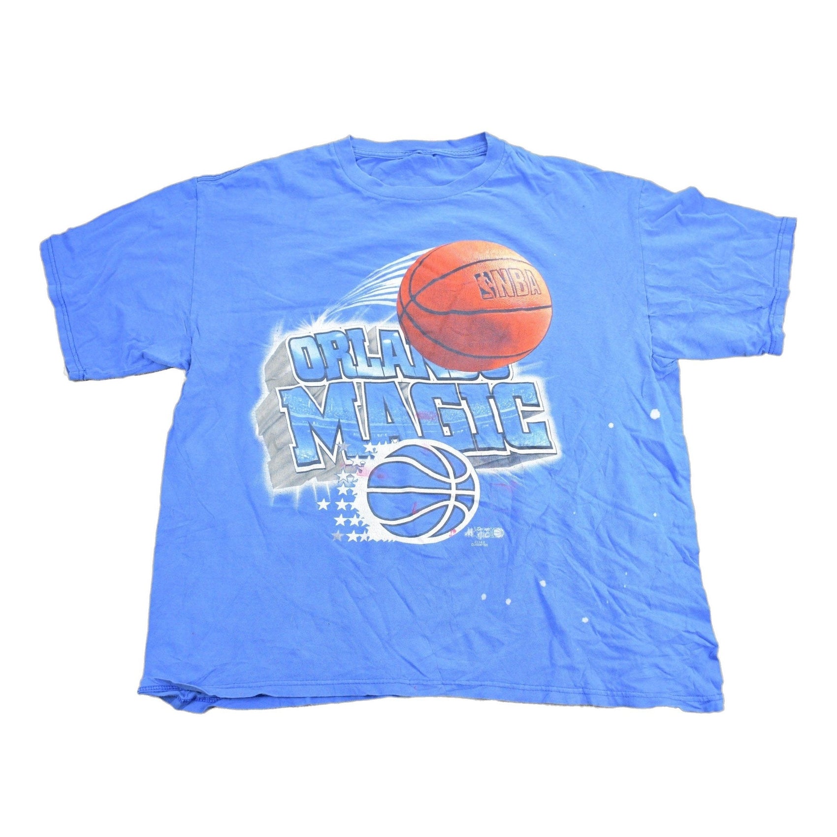 Proper Vintage Clothing > Gender Neutral Adult Clothing > Tops & Tees > T Shirts Vintage 1990s Orlando Magic Graphic T-Shirt / Magic Tee / Streetwear / Retro Style / NBA Graphic Tee