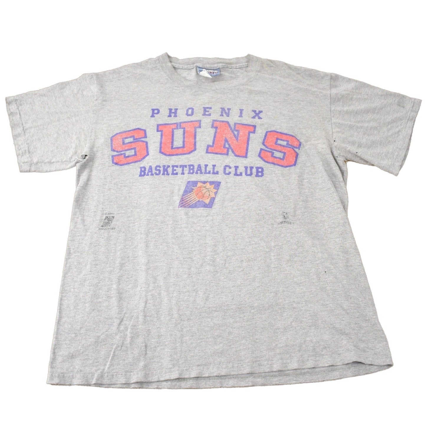 Proper Vintage Clothing > Gender Neutral Adult Clothing > Tops & Tees > T Shirts Vintage 1990s Phoenix Suns NBA Graphic T-Shirt Made In USA Single Stitch