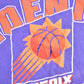 Proper Vintage Clothing > Gender Neutral Adult Clothing > Tops & Tees > T Shirts Vintage 1990s Phoenix Suns NBA Graphic T-Shirt / Made In USA / Single Stitch / NBA Basketball / 90s Streetwear / Sportswear