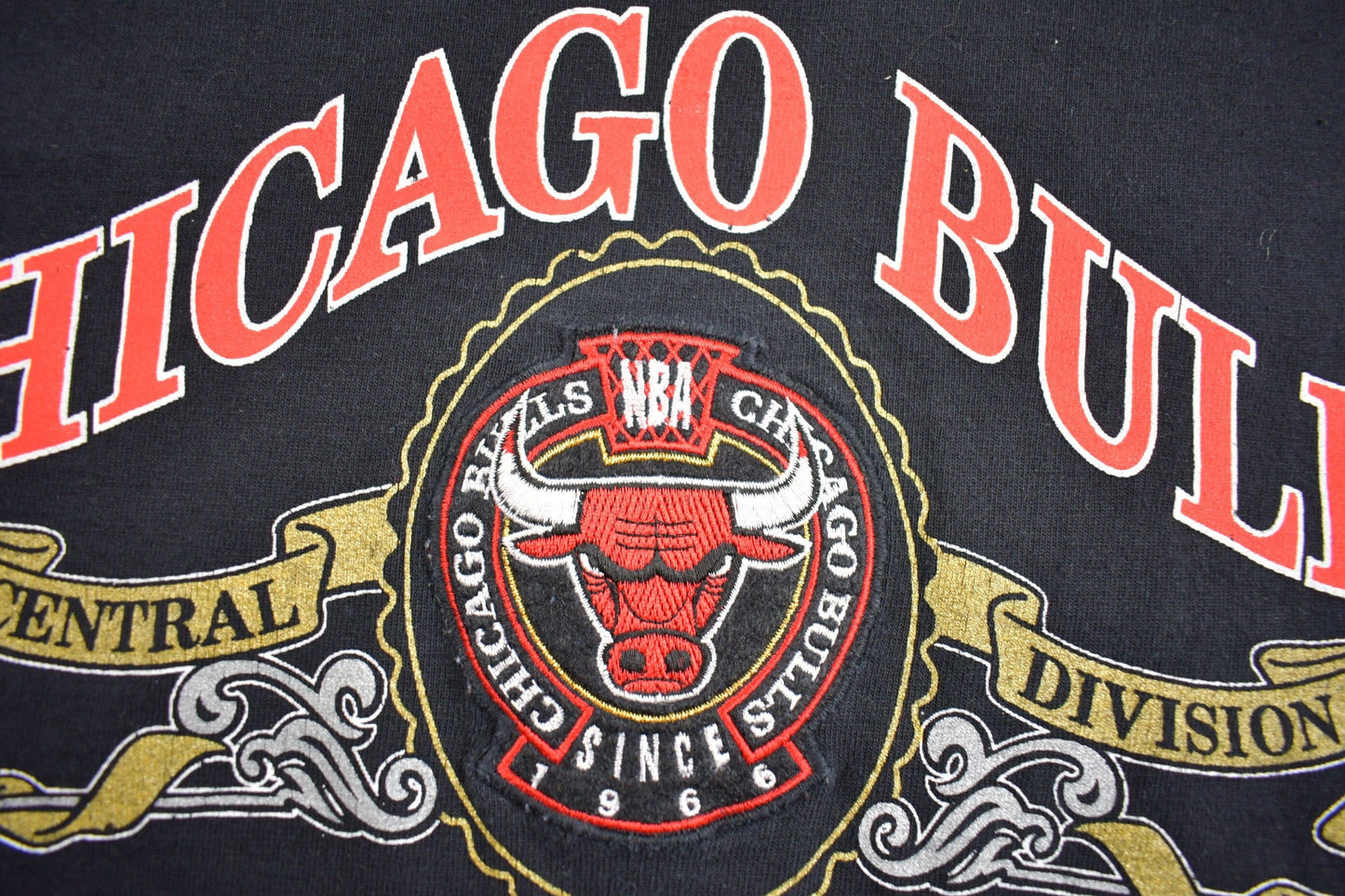 Proper Vintage Clothing > Gender Neutral Adult Clothing > Tops & Tees > T Shirts Vintage 1991 Chicago Bulls NBA Embroidered T Shirt Single Stitch / Chicago T Shirt / Vintage Basketball / Nutmeg / Made In USA
