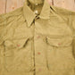 Proper Vintage Clothing > Men's Clothing > Shirts & Tees > Oxfords & Button Downs Vintage 1940s Military Button Up Shirt / True Vintage / Militaria / Authentic Military Gear