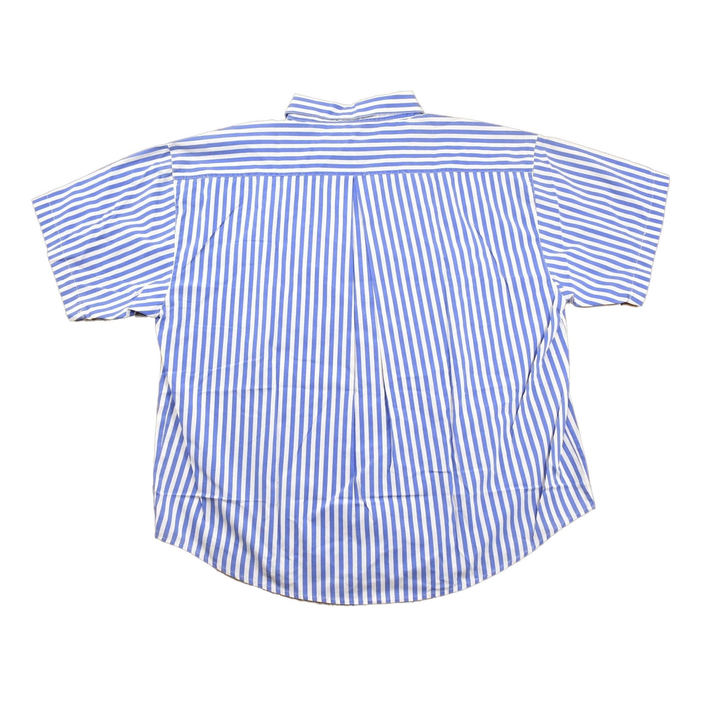Proper Vintage Clothing > Men's Clothing > Shirts & Tees > Oxfords & Button Downs Vintage 1980s Faucetti Striped Button Up Shirt / Dress Shirt / 80s Button Up / Short Sleeve / Pocket Shirt