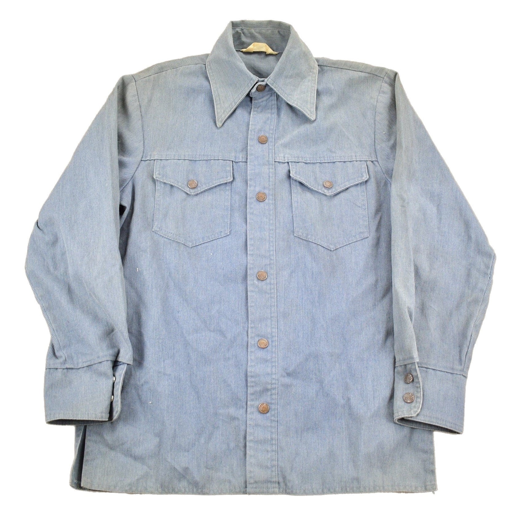 Proper Vintage Clothing > Men's Clothing > Shirts & Tees > Oxfords & Button Downs Vintage 1980s JC Penney Flannel Button Up Shirt / 1980s Button Up / Vintage Flannel / Flannel / Distressed Shirt