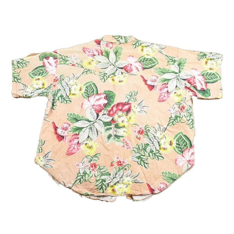 Proper Vintage Clothing > Men's Clothing > Shirts & Tees > Oxfords & Button Downs Vintage 1980s Panhandle Slim Floral Button Up Shirt / Made In USA / Summer Shirt / Casual Shirt / Formal Shirt