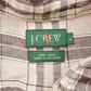 Proper Vintage Clothing > Men's Clothing > Shirts & Tees > Oxfords & Button Downs Vintage 1990s J Crew Plaid Linen Button Up Shirt / 1990s Button Up / Vintage Flannel / Plaid Shirt / Button Down / Linen Button Up