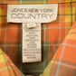 Proper Vintage Clothing > Men's Clothing > Shirts & Tees > Oxfords & Button Downs Vintage 1990s Jones New York Plaid Country Flannel Button Up Shirt / 1990s Button Up / Vintage Flannel / Plaid Shirt / Button Down / Country