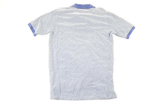 Proper Vintage Clothing > Men's Clothing > Shirts & Tees > Oxfords & Button Downs Vintage 1990s Polo By Ralph Lauren Striped Yacht Quarter Button Up Shirt Mens L / Vintage Button Up / Preppy Button Up / Vintage Dress Shirt