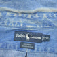 Proper Vintage Clothing > Men's Clothing > Shirts & Tees > Oxfords & Button Downs Vintage 1990s Polo Ralph Lauren Small Pony Denim Button Up Shirt / 1990s Polo Button Up / Vintage Flannel / Workwear / Jean Polo Shirt