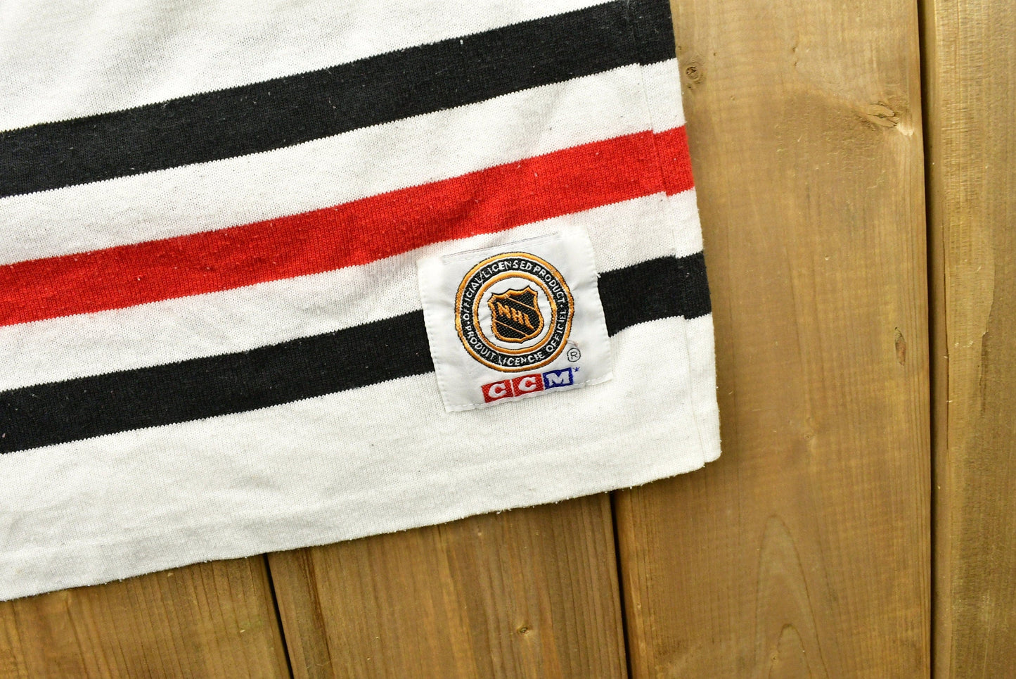 Proper Vintage Clothing > Men's Clothing > Sports & Fitness Vintage 1990s Chicago Blackhawks CCM NHL Hockey Jersey / Sportswear / NHL Fan Gear / Athleisure / Throwback / Retro / Streetwear / Chicago