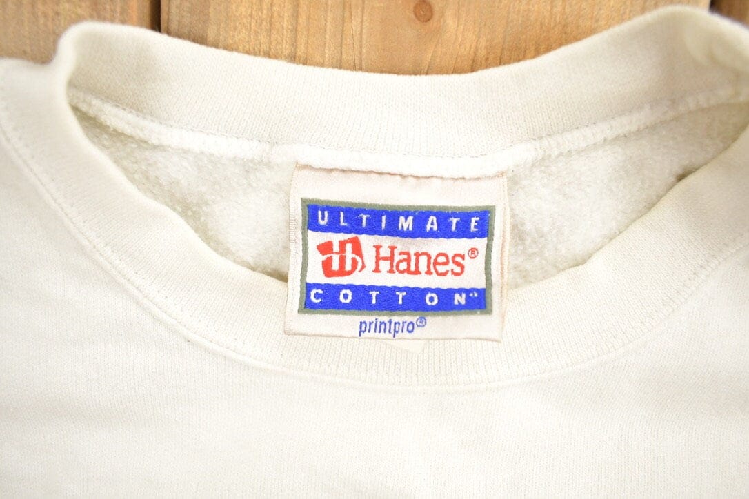 Proper Vintage Clothing > Men's Clothing > Sports & Fitness Vintage 1990s NHL Wildfire Valenta 22 Hockey Crewneck / Sportswear / Embroidered / Athleisure / Made In Canada / Streetwear / Hanes Sweater