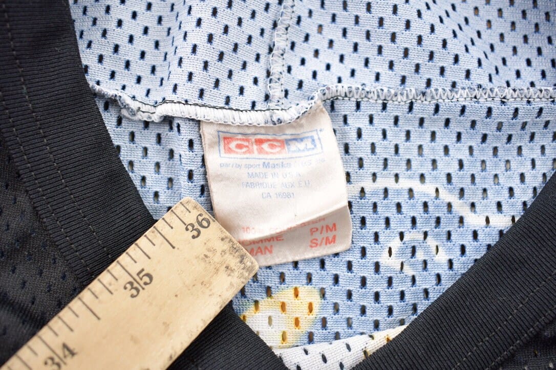 Proper Vintage Clothing > Men's Clothing > Sports & Fitness Vintage 1990s Pittsburgh Penguins NHL CCM Hockey Jersey /All Over Print / Pittsburgh Penguins / Sportswear / Made In USA