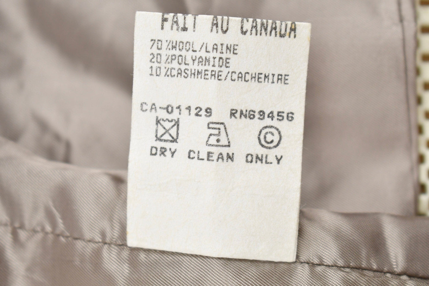 Proper Vintage Clothing > Men's Clothing > Vests Vintage 1980s Wool Cashmere Vest / Made in Canada / Embroidered / Waist Coat / Suit Vest / Vintage Vest / Vintage Suiting