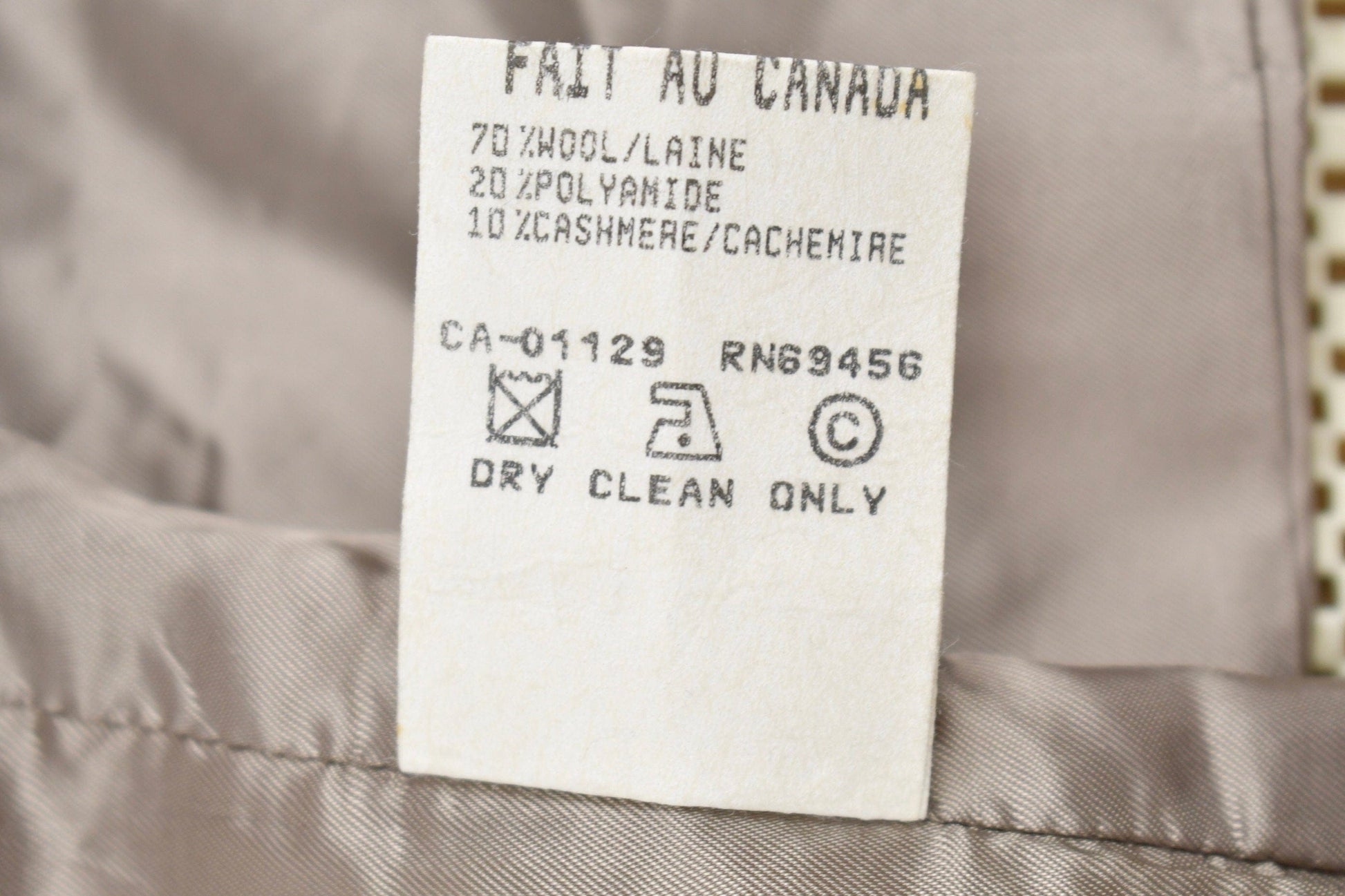 Proper Vintage Clothing > Men's Clothing > Vests Vintage 1980s Wool Cashmere Vest / Made in Canada / Embroidered / Waist Coat / Suit Vest / Vintage Vest / Vintage Suiting