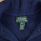 Proper Vintage Clothing > Women's Clothing > Hoodies & Sweatshirts > Sweatshirts Vintage 1990's Lauren Ralph Lauren Knitted Sweater / Vintage / Pattern Sweater / Collared / Pullover Sweatshirt / Quarter Button