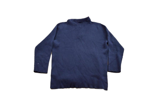 Proper Vintage Clothing > Women's Clothing > Hoodies & Sweatshirts > Sweatshirts Vintage 1990's Lauren Ralph Lauren Knitted Sweater / Vintage / Pattern Sweater / Collared / Pullover Sweatshirt / Quarter Button