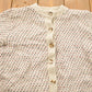 Proper Vintage Clothing > Women's Clothing > Sweaters > Cardigans Vintage 1980s Heart Theme Knitted Cardigan Sweater / Vintage Cardigan / Button Up / Blank Cardigan / All Over Pattern