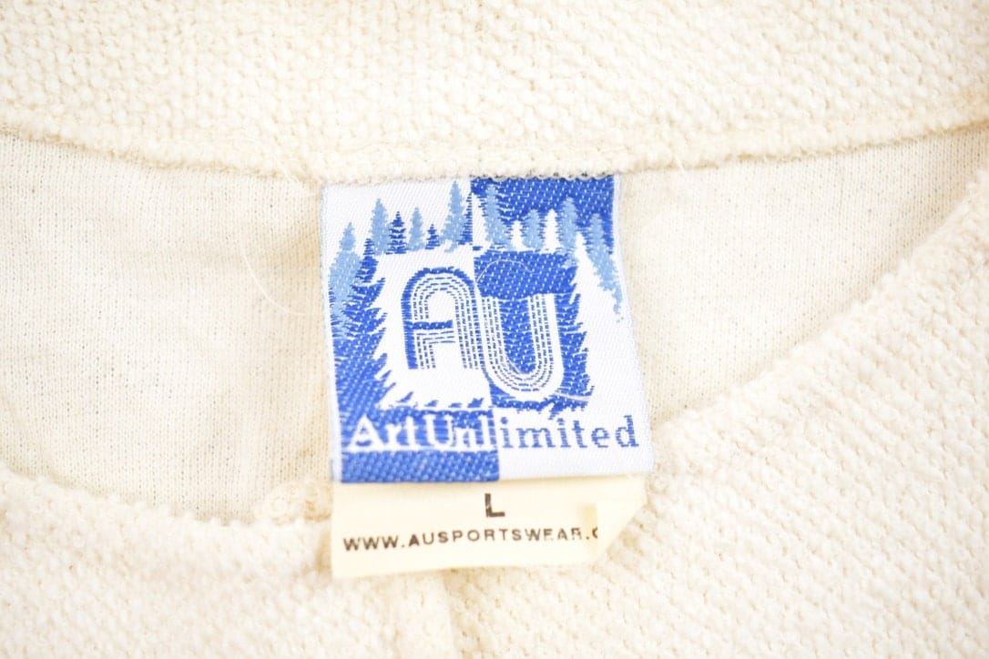 Proper Vintage Clothing > Women's Clothing > Sweaters > Cardigans Vintage 1990s Floral Theme Thermal Button Up Sweater / Vintage Cardigan / Button Up / Abstract Pattern / Button Up Sweater / Floral Theme