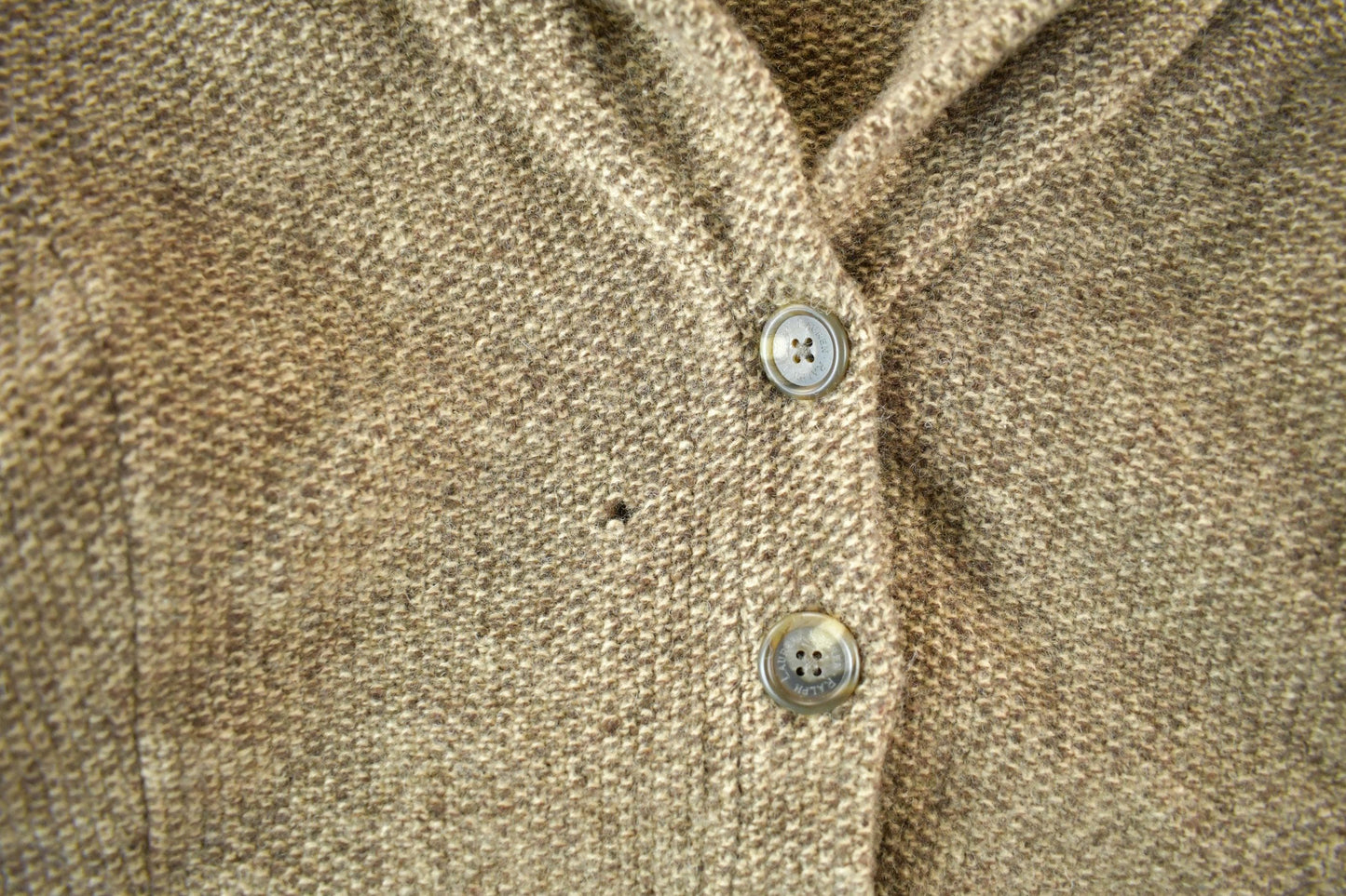 Proper Vintage Clothing > Women's Clothing > Sweaters > Cardigans Vintage 1990s Lauren Ralph Lauren Wool Knit Cardigan Sweater Women's Small / 90s Knitted Top / Button Up / Lambswool /