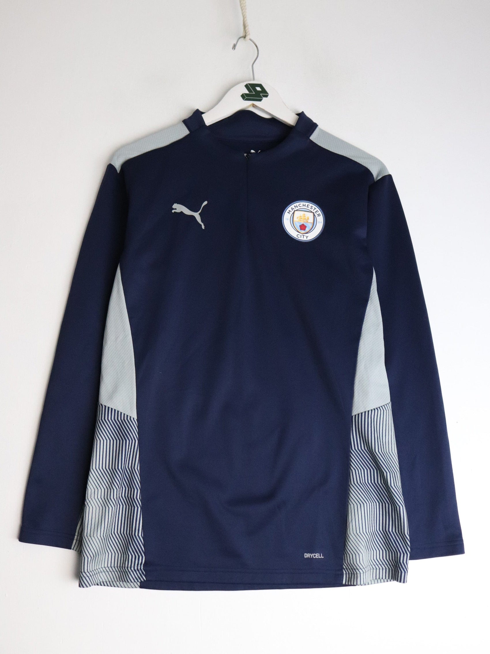 Puma Jersey Manchester City Jersey Mens Small Blue Puma Training Top
