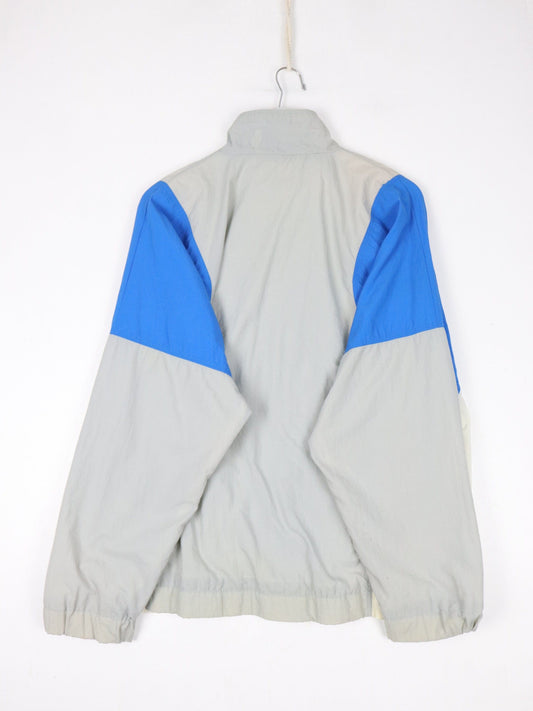 Puma Windbreakers Vintage Puma Windbreaker Mens Large Grey Jacket 90s