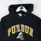 Purdue Boilermakers Sweatshirt Mens Small Black College Hoodie
