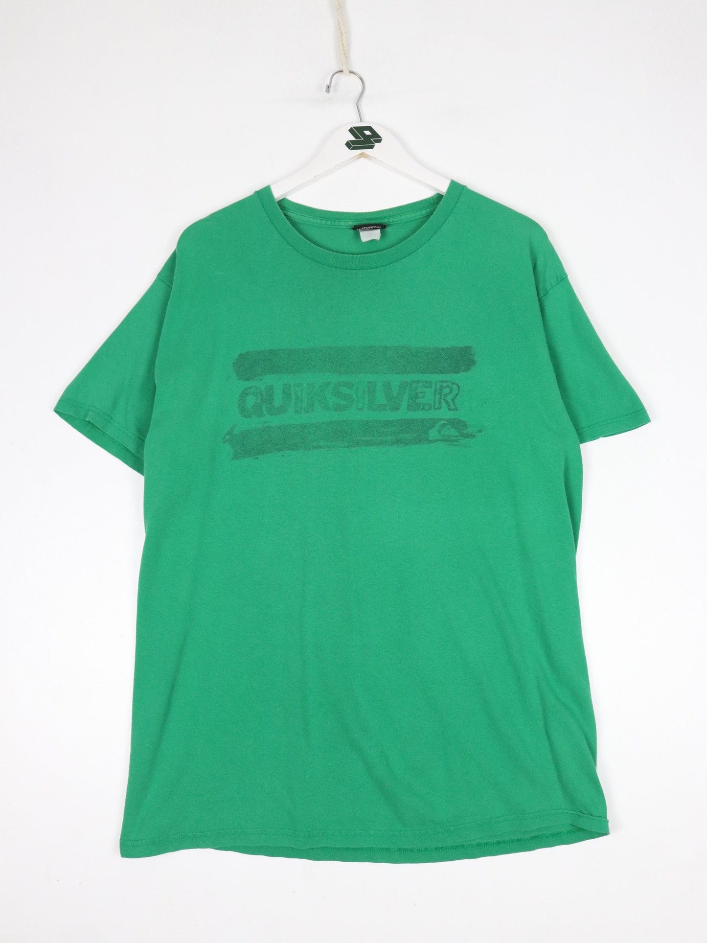Quiksilver T Shirt Mens Large Green Surf from propervintagecanada