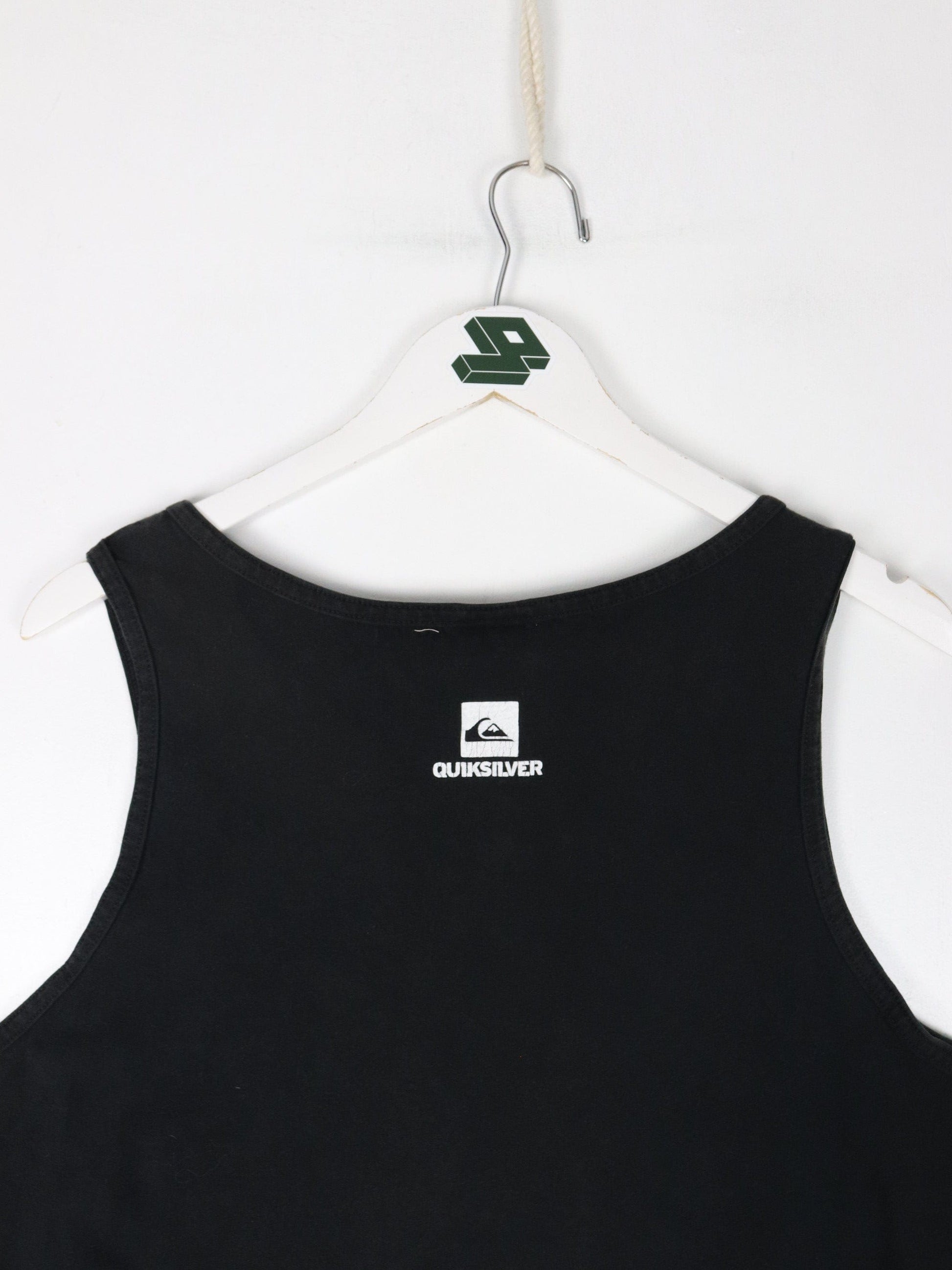 Quiksilver T-Shirts & Tank Tops Quiksilver Tank Top Mens Large Black Tank Top Surfing