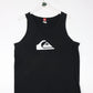 Quiksilver Tank Top Mens Large Black Tank Top Surfing
