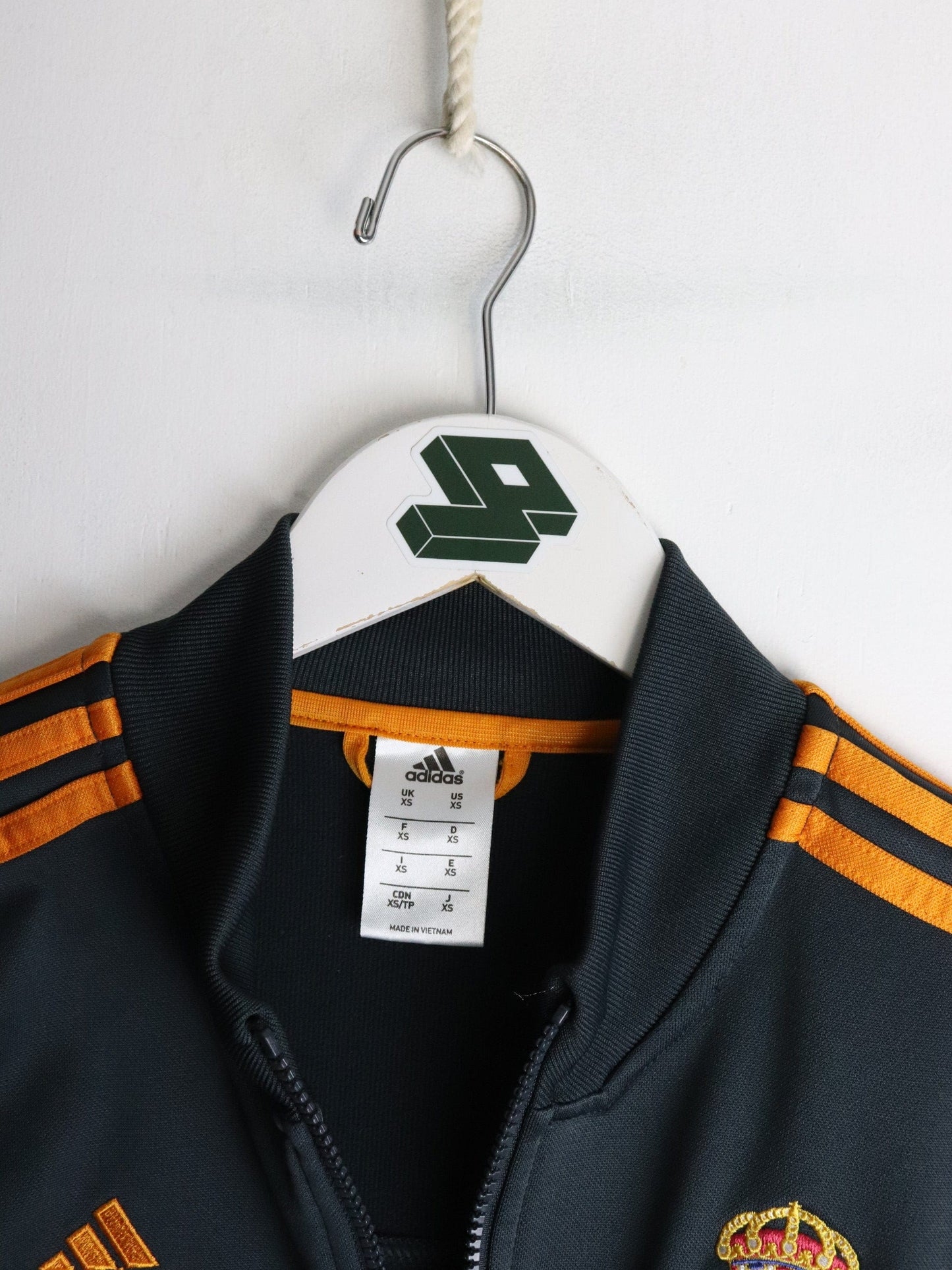 Real Madrid Track Jacket Mens XS Grey Adidas from propervintagecanada