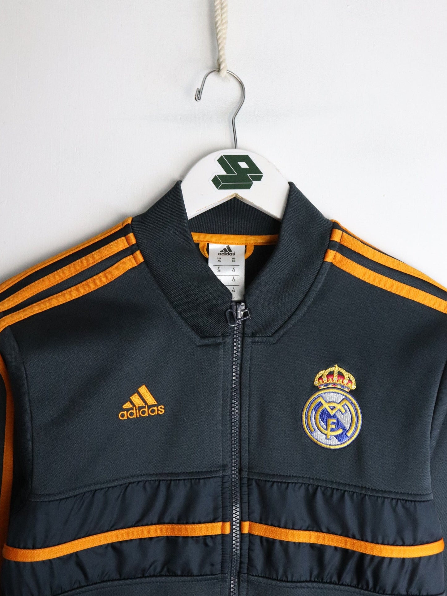 Real Madrid Track Jacket Mens XS Grey Adidas from propervintagecanada